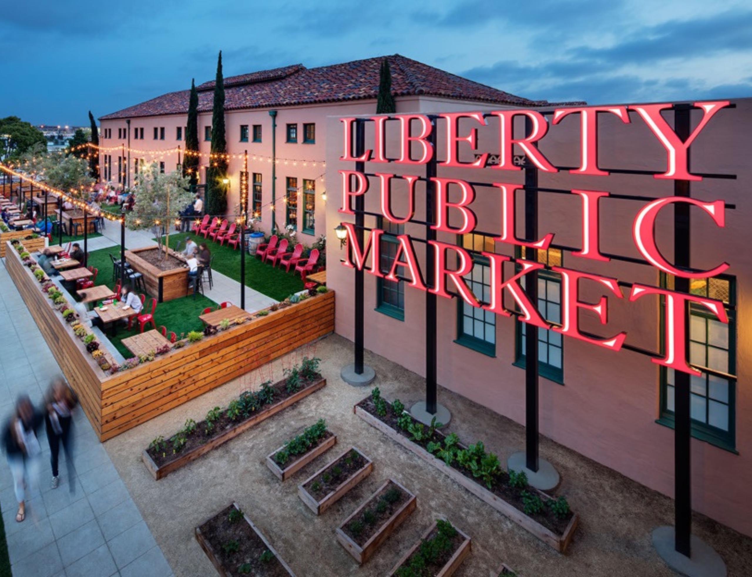 Signage of Liberty Public Market