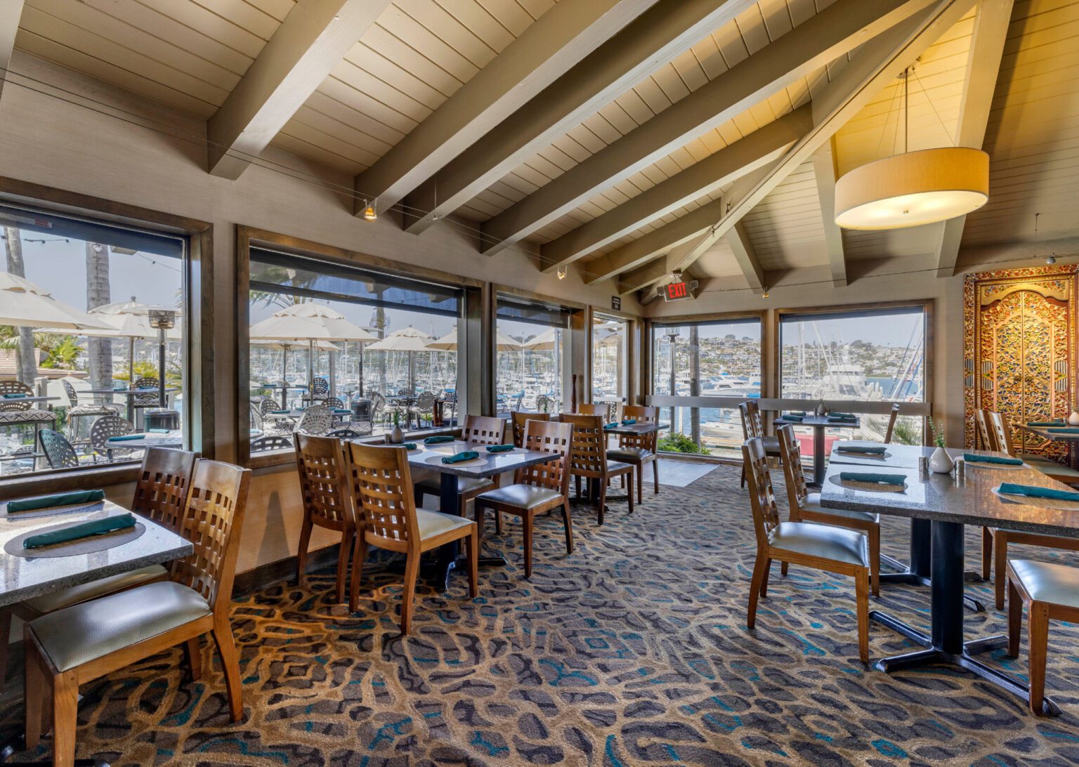 Blue Wave dining room