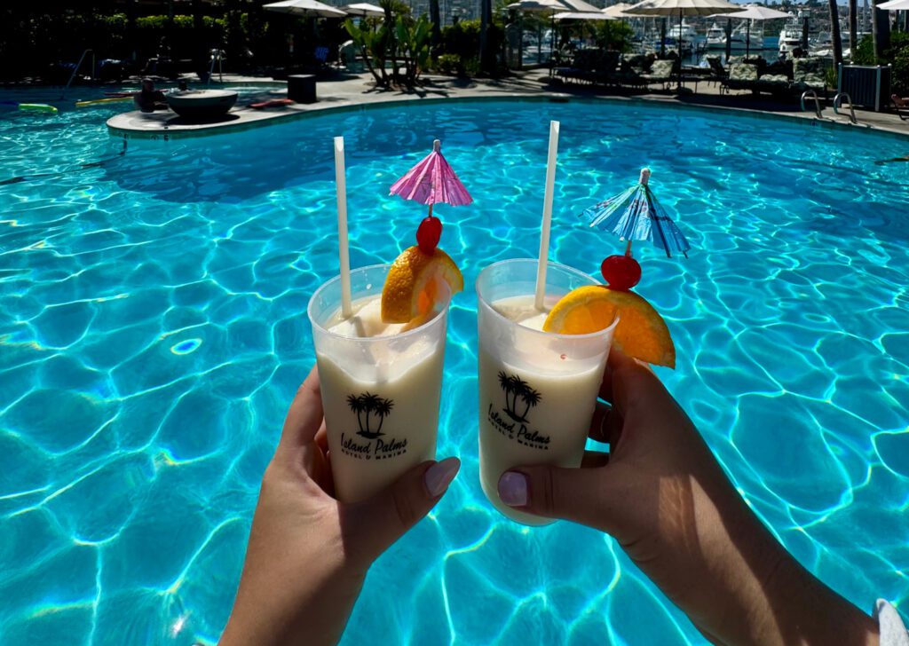 cocktails by the pool