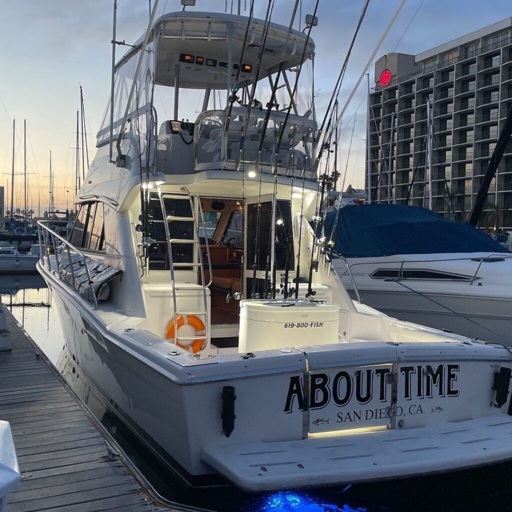a charter fishing boat