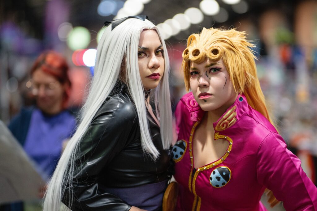 Comic Con people dressed up