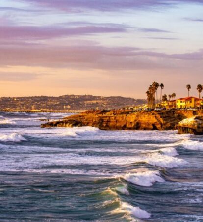 Sunset Cliffs at Sunset